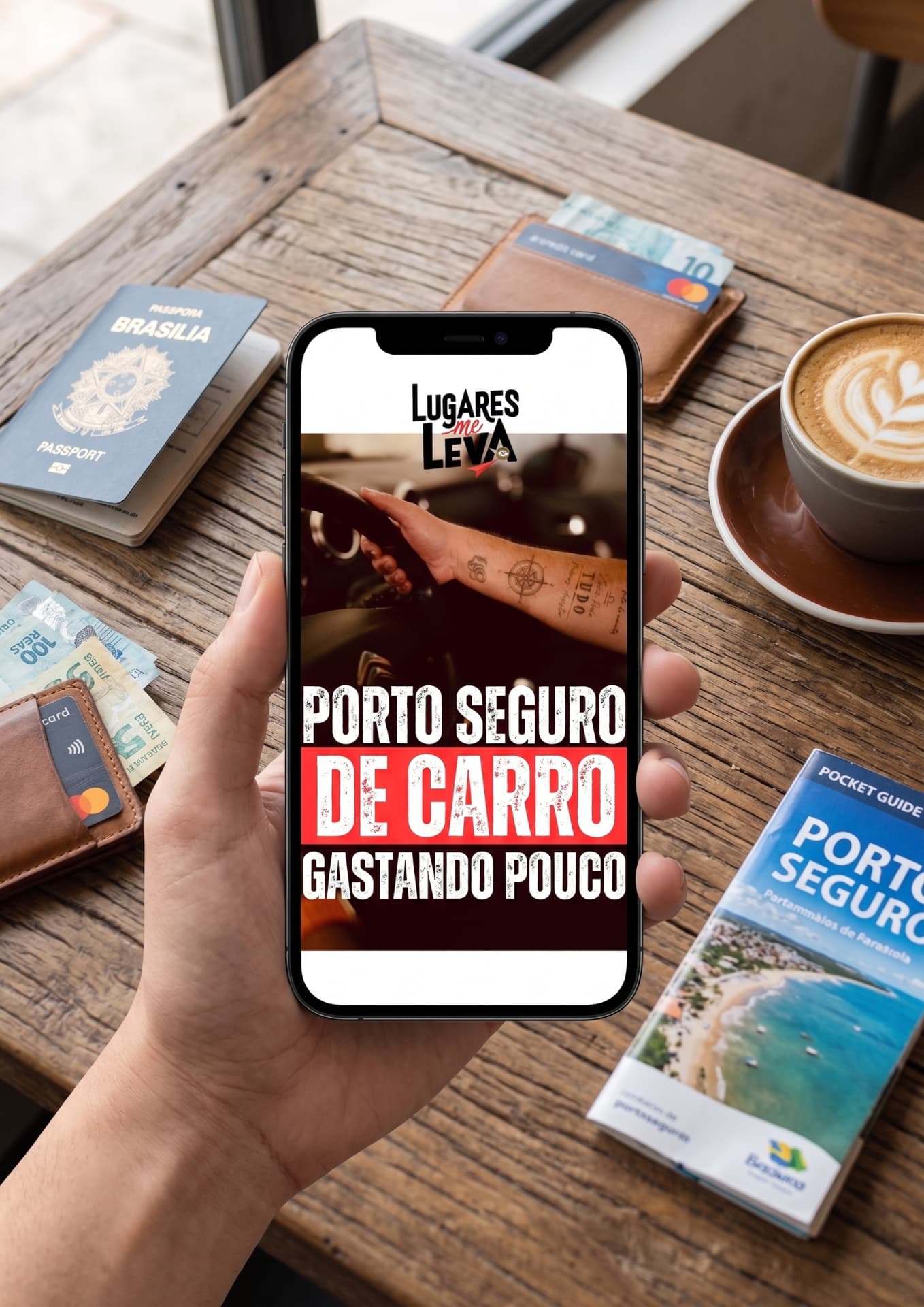 Destino do roteiro Porto Seguro de carro